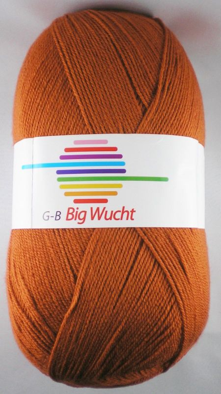 -  Big Wucht 1540 Rustbrun  Akrylgarn  Fra  -  Garn