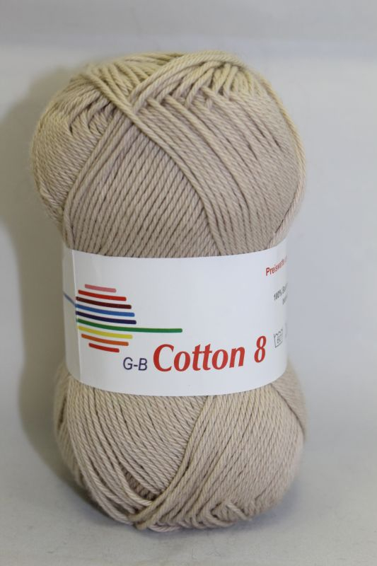 -  Cotton     1530 Beige  Bomuldsgarn  Fra  -  Garn
