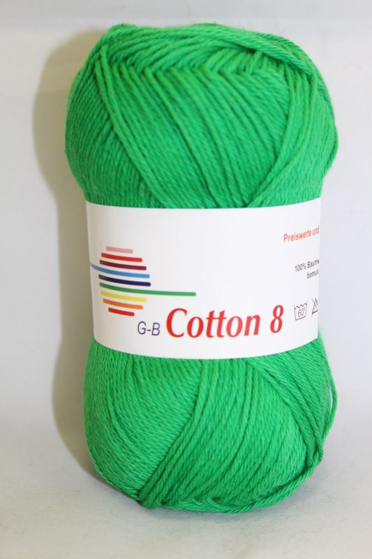 -  Cotton     1451 Grøn  Bomuldsgarn  Fra  -  Garn