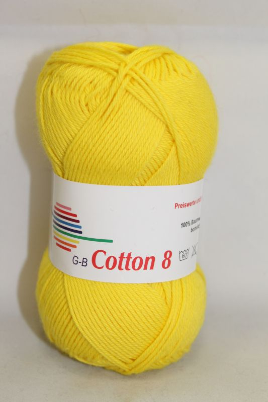 -  Cotton     1470 Gul  Bomuldsgarn  Fra  -  Garn