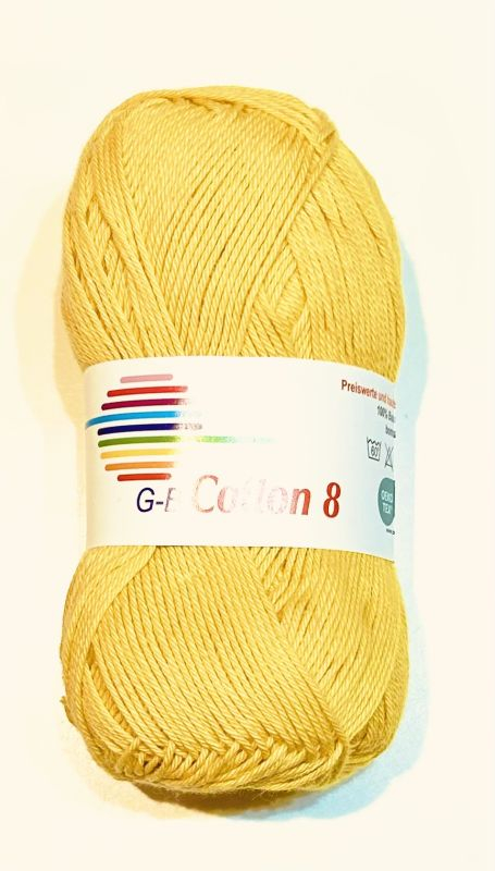 -  Cotton     1472 Majsgul  Bomuldsgarn  Fra  -  Garn
