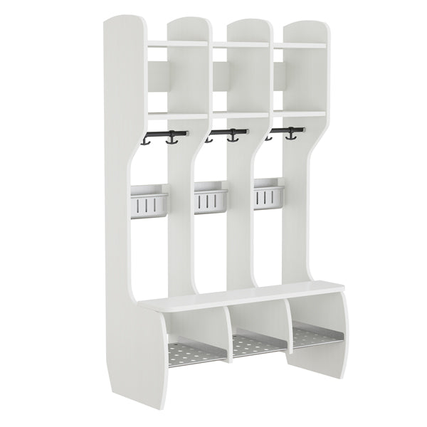 Garderobe Måns Hel   Pladser  Hvid