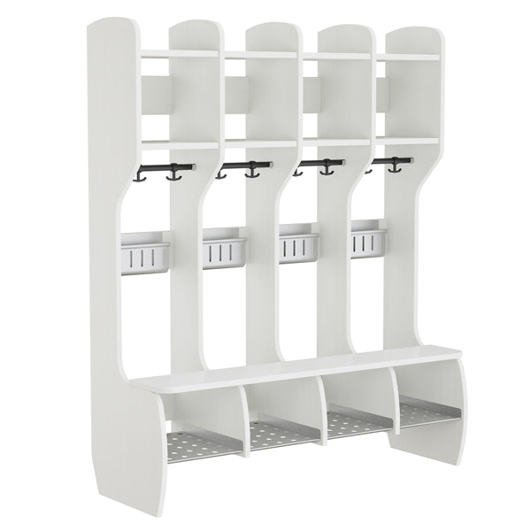 Garderobe Måns Hel   Pladser  Hvid