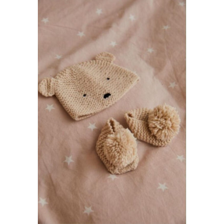 Gift Of Stitch Strikke Kit Bamsehue Og Futter