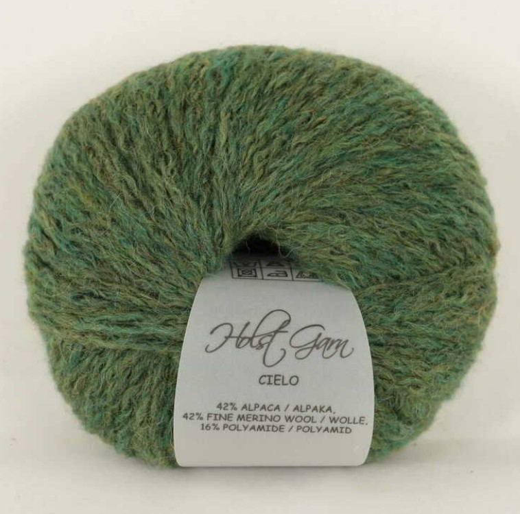 Holst Garn Cielo 14 Camouflage  42  Baby Alpaca 42  Superfine Merino 16  Polyamid  Fra Holst Garn