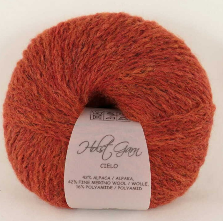 Holst Garn Cielo 20 Rust  42  Baby Alpaca 42  Superfine Merino 16  Polyamid  Fra Holst Garn