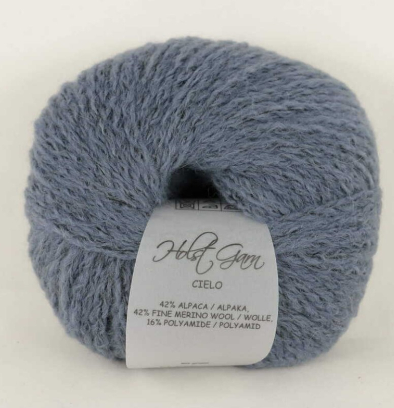 Holst Garn Cielo 05 Storm  42  Baby Alpaca 42  Superfine Merino 16  Polyamid  Fra Holst Garn
