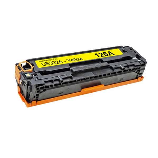 Hp 128a Gul Toner   300 Sider Kompatibel Ce322a