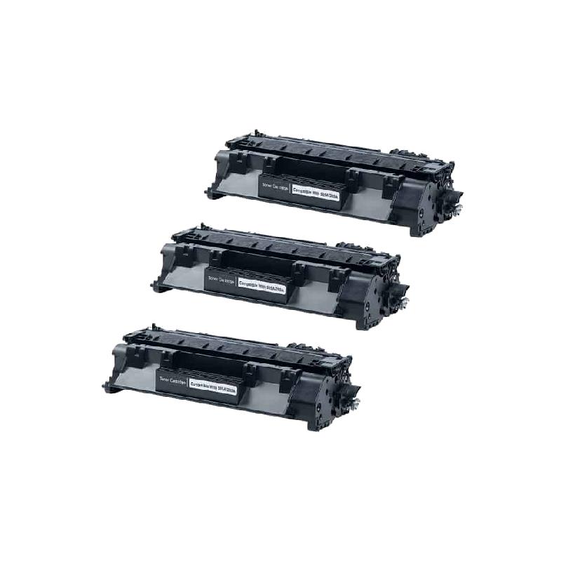 Hp 05a Rabat Sæt    Stk Sort Toner   900 Sider   Alt- Kompatibel Ce505a