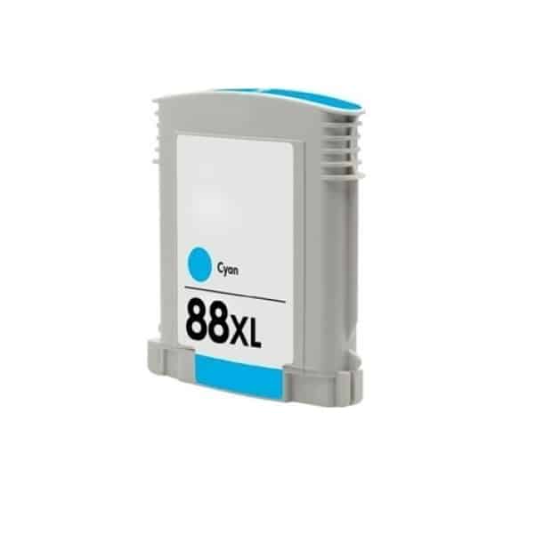 Hp 88  Cyan Blækpatron 24ml Kompatibel C9391a