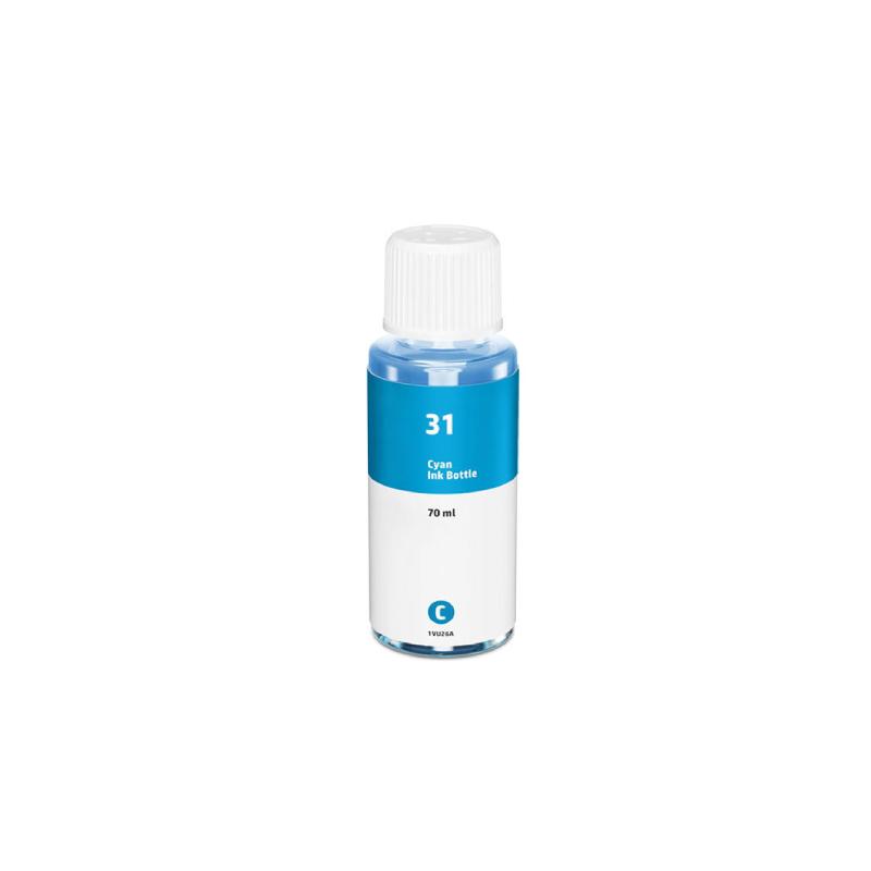 Hp 31 Cyan Blækrefill 70 Ml Kompatibel 1vu26ae