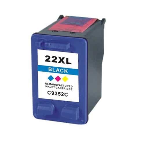 Hp 22  Farve Blækpatron 18ml Kompatibel C9352ce