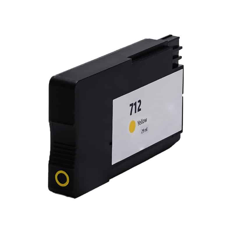 Hp 712 Gul Blækpatron 29 Ml 3ed69a Kompatibel