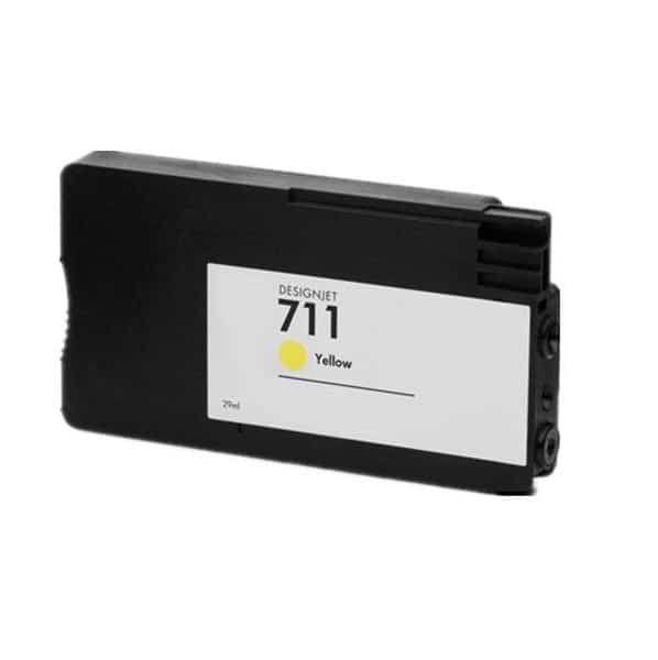 Hp 711 Gul Blækpatron 28ml Kompatibel Cz136a