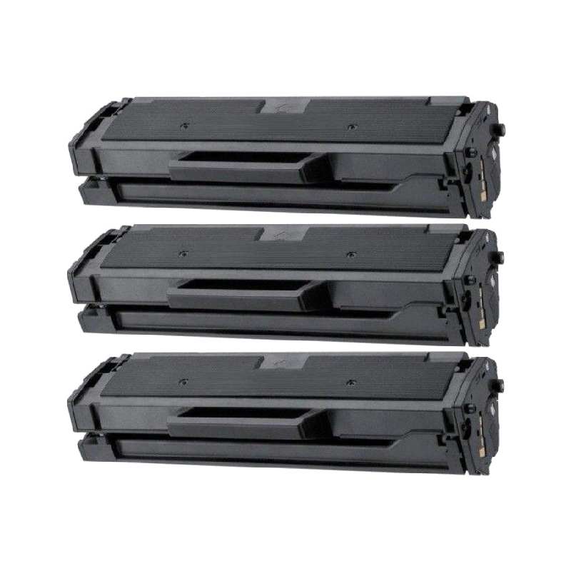 Hp Rabat Sæt    Stk 106a Sort Toner 3x   000 Sider Kompatibel W1106a