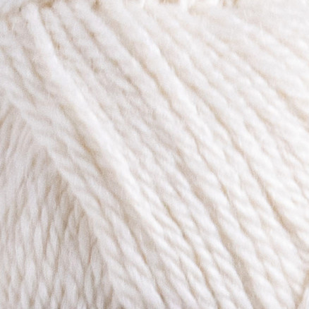 Järbo Alpaca Silke Garn 500 Hvid Mælk