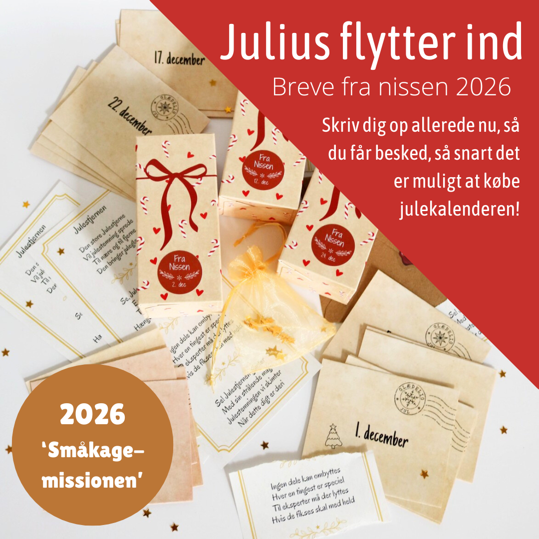 39 Julius Og Juliane Flytter Ind Småkagemissionen 39  25 Breve Fra Nissen Inkl  Tilbehør  Julekalender 2026