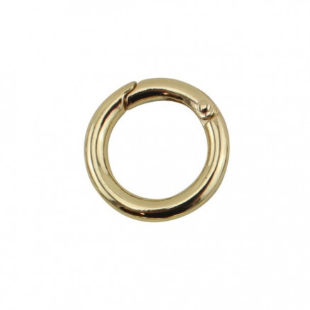 Karabinring Karabinhage Rund Messing 16mm   Stk