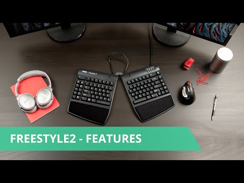 Kinesis Freestyle2 Kb800pb-dk Inkl  Vip3-kit