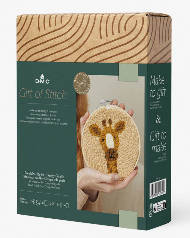 Kit Punch Needle Bb Girafe