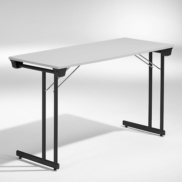 Konferencebord Kongress  Lysgrå 1200x600 Mm  Sort Understel