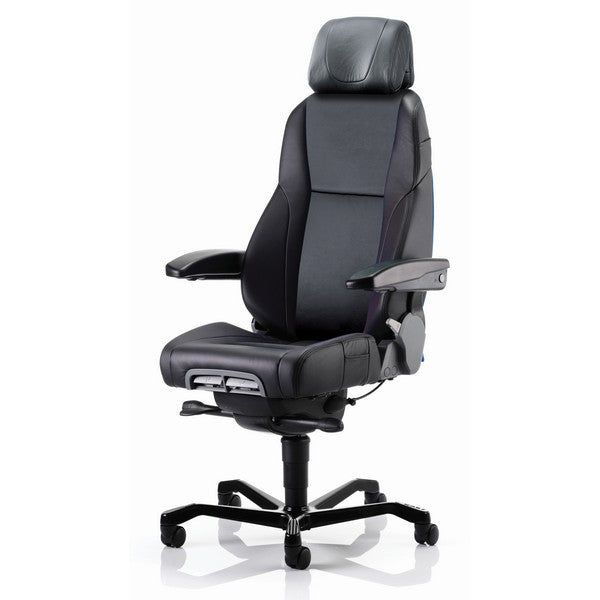 Kontorstol Kab Seating K4 Premium Black Leather