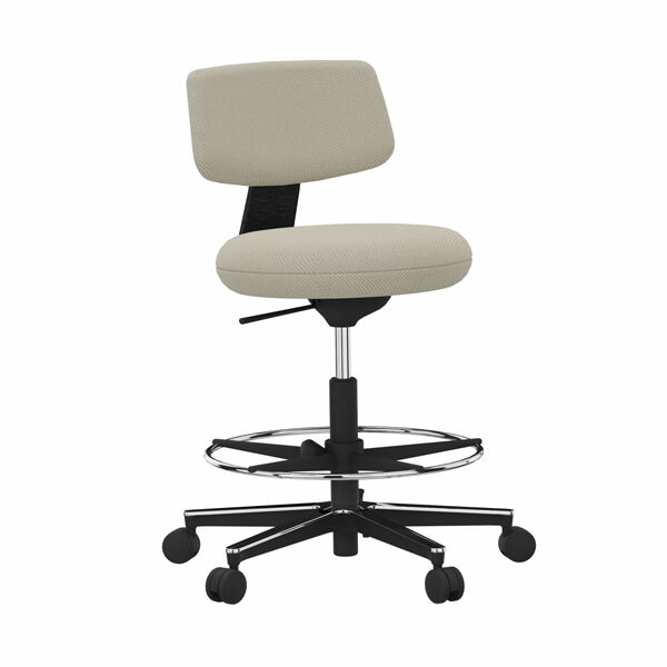 Kontorstol Savo 360h Fodring Black Ash