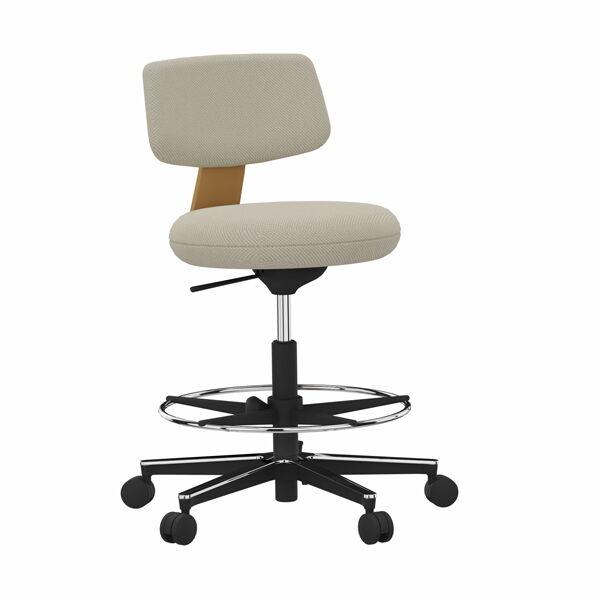 Kontorstol Savo 360h Fodring Oak