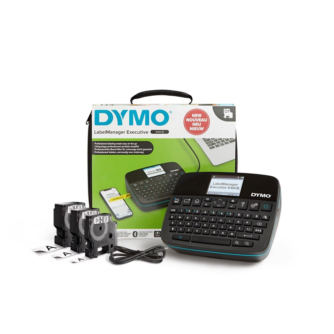 Labelmanager  Executive 640cb Label Maker Value Pack Qwerty