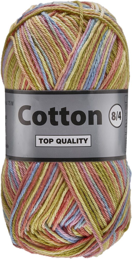Lammy Cotton      Multifarvet  Grønne  Brune Og Blå Farver  50    Nr  634