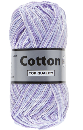 Lammy Cotton      Multifarvet  Lilla Farver  50    Nr  631