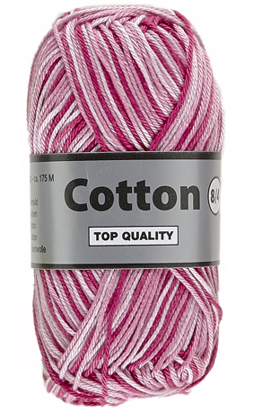 Lammy Cotton      Multifarvet  Lyserøde Og Hvide Farver  50    Nr  630