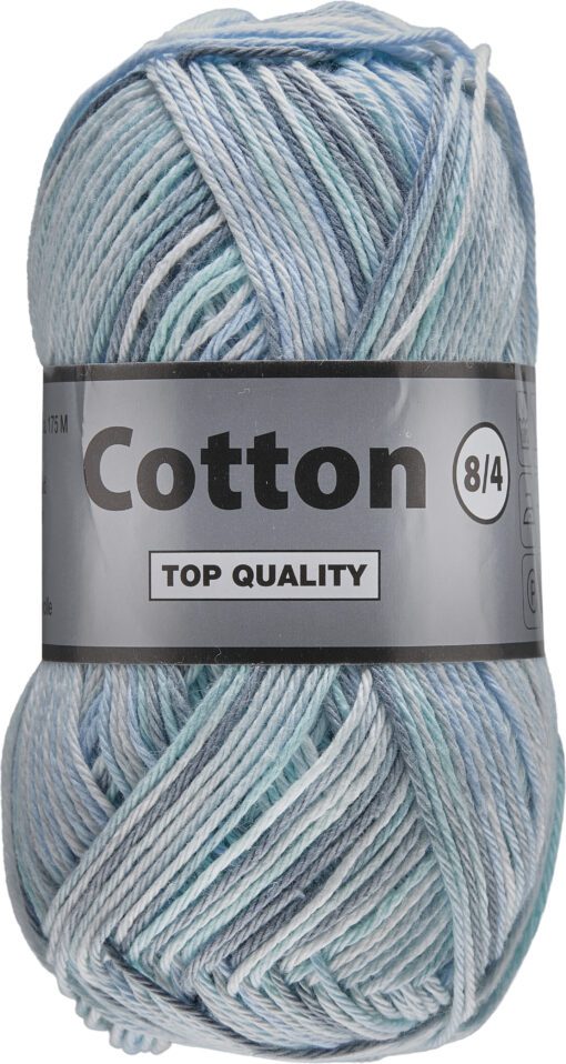 Lammy Cotton      Multifarvet  Støvede Blå Farver  50    Nr  622