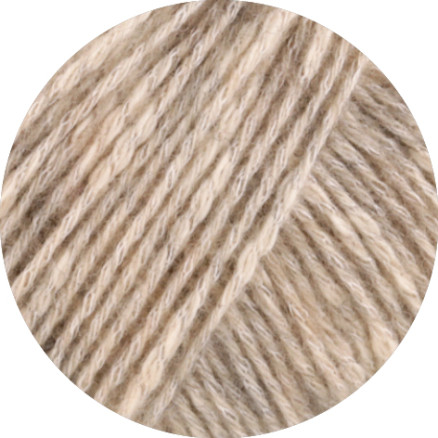 Lana Grossa Bottoni Garn 13 Gråbeige Creme