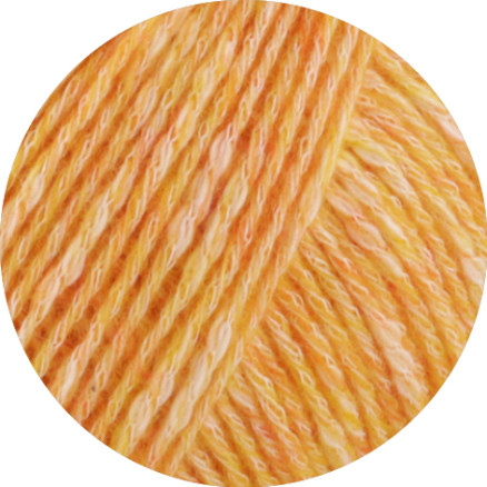 Lana Grossa Bottoni Garn   Gul Orange Creme