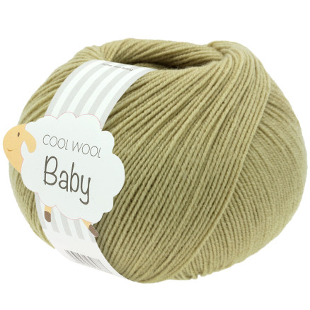 Lana Grossa Cool Wool Baby Garn 335 Pastelgrøn