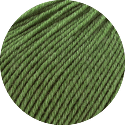 Lana Grossa Cool Wool Melange Garn 434 Grøn Meleret