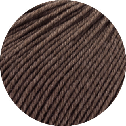 Lana Grossa Cool Wool Melange Garn 435 Kaffe Brun Meleret