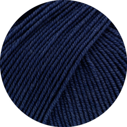 Lana Grossa Cool Wool Seta Garn 04 Midnatsblå