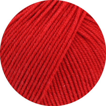 Lana Grossa Cool Wool Seta Garn 09 Rød