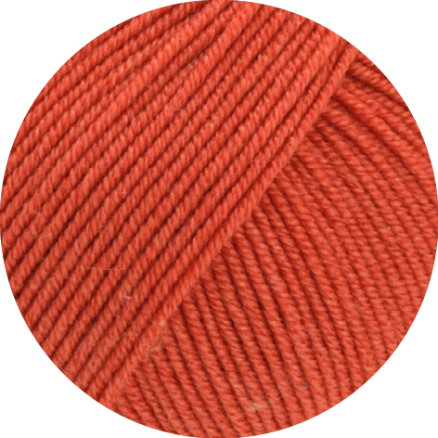 Lana Grossa Cool Wool Seta Garn 08 Rustrød