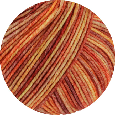 Lana Grossa Cool Wool Vintage 7388 Orange Brun