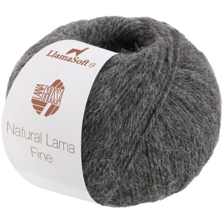 Lana Grossa Natural Lama Fine Garn 114 Grå-brun