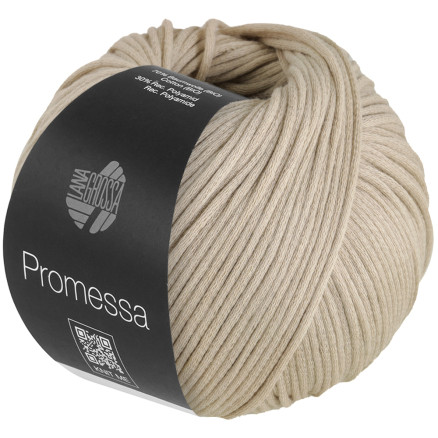 Lana Grossa Promessa Garn 15 Grå-beige