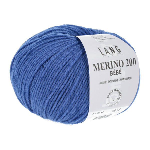 Lang Yarns Merino 200 Bebe Blue Marine 332