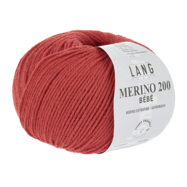 Lang Yarns Merino 200 Bebe Red 360