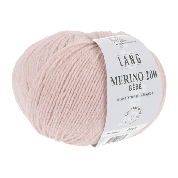 Lang Yarns Merino 200 Bebe Rose 609