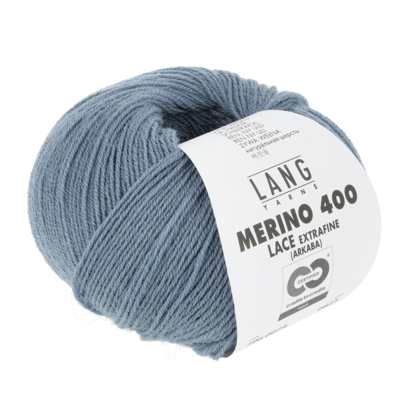 Lang Yarns Merino 400 Lace Atlantic 0074