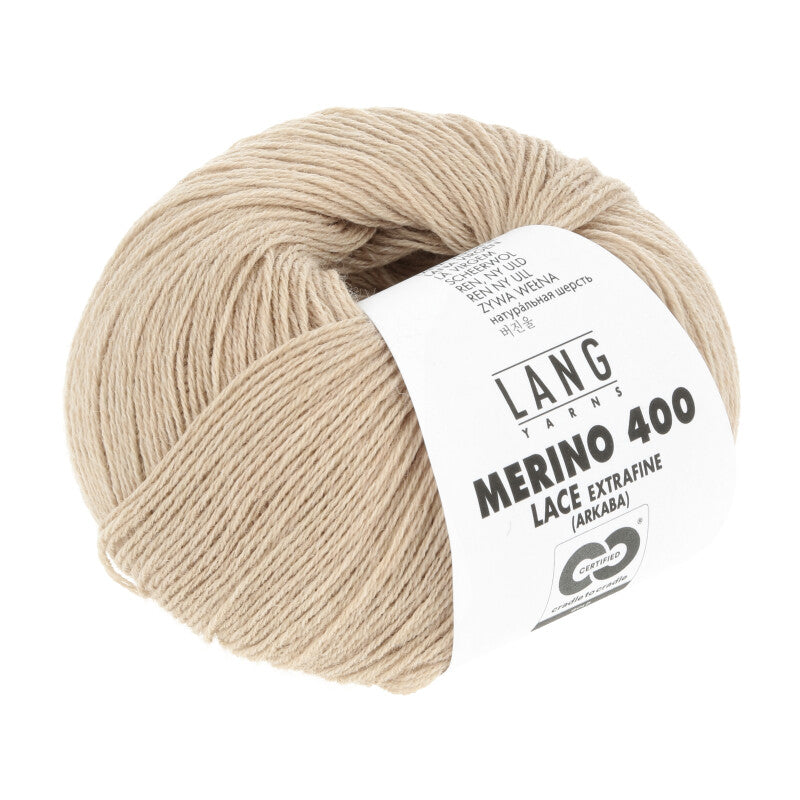 Lang Yarns Merino 400 Lace Beige 0326