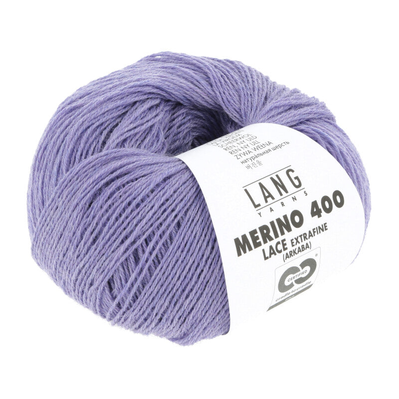 Lang Yarns Merino 400 Lace Lavender 0346